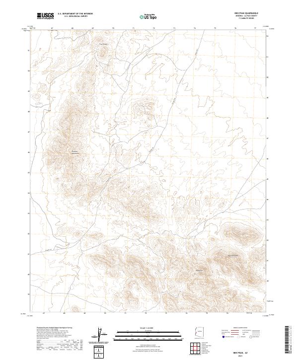 Ibex Peak, AZ — USGS 7.5-minute topo (2021)