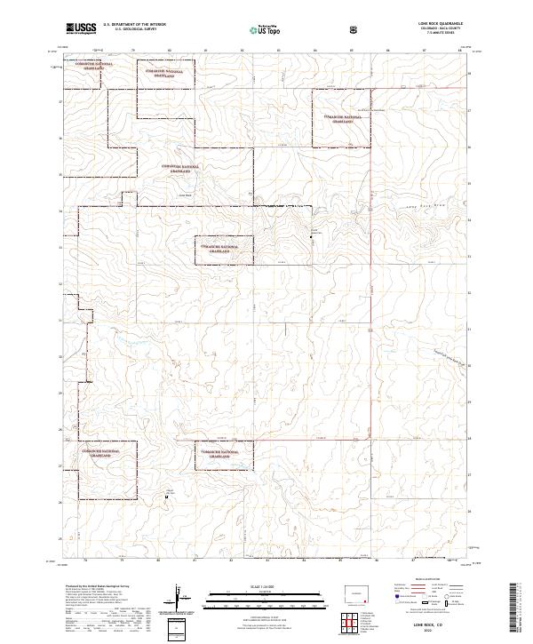 Lone Rock, CO — USGS 7.5-minute topo (2022)
