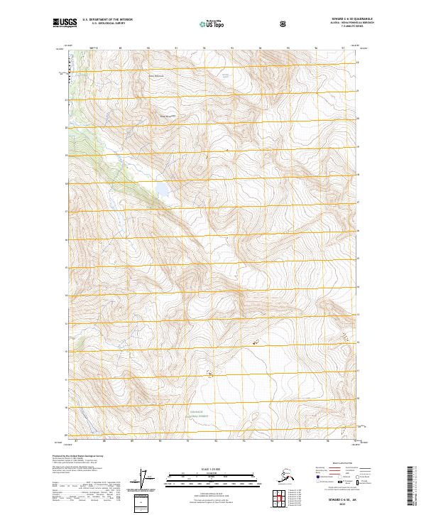 Seward C-6 SE, AK — USGS 7.5-minute topo (2023)