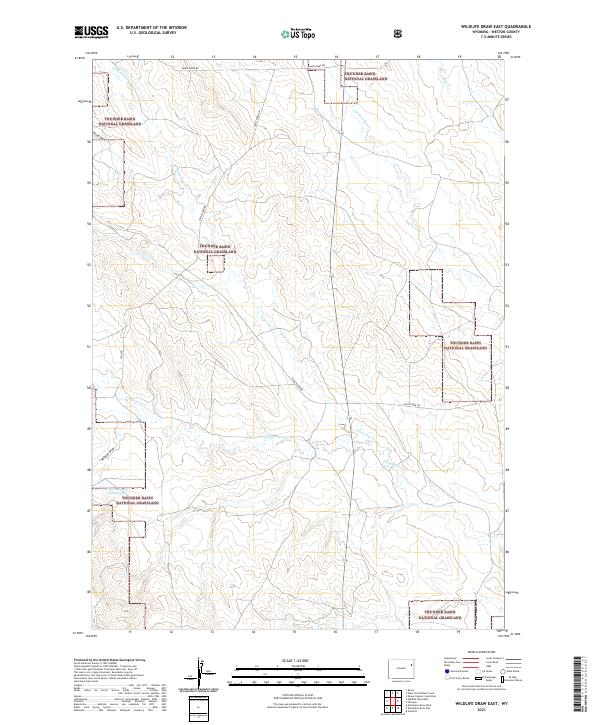 Wildlife Draw East, WY — USGS 7.5-minute topo (2021)