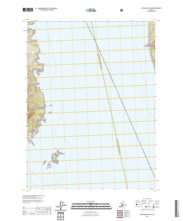 Ketchikan A-6 NW, AK — USGS 7.5-minute topo (2021)