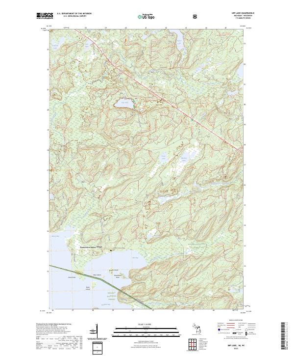 Imp Lake, MI-WI — USGS 7.5-minute topo (2023)