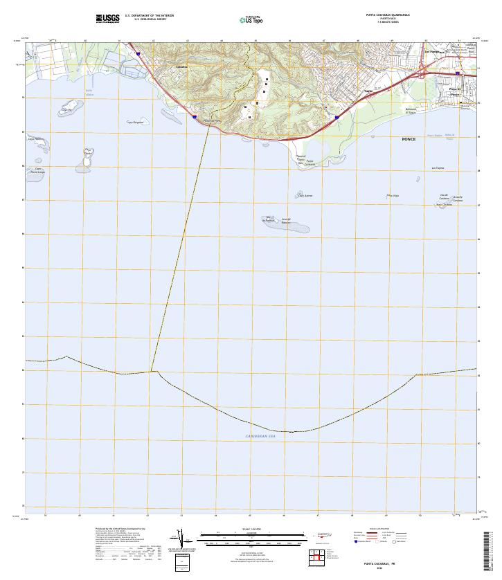 Punta Cucharas, PR — USGS 7.5-minute topo (2024)