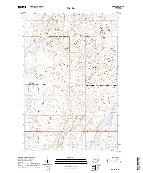 Spiritwood, ND — USGS 7.5-minute topo (2024)