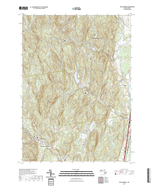 Williamsburg, MA — USGS 7.5-minute topo (2024)