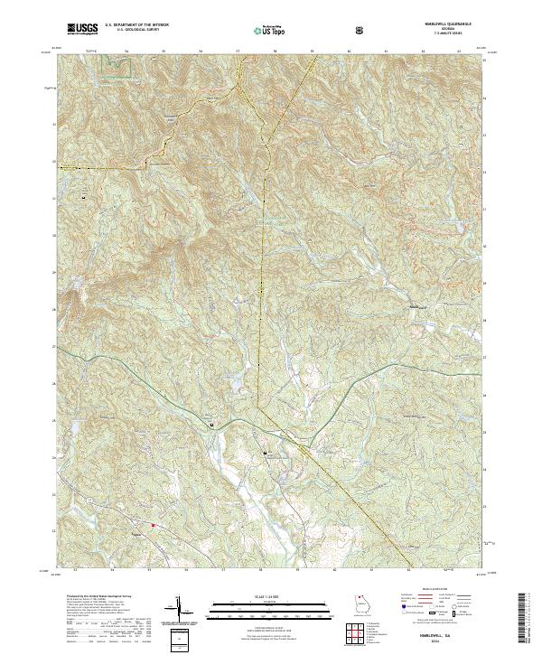 Nimblewill, GA — USGS 7.5-minute topo (2024)