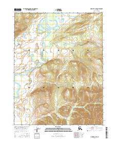 Hughes D-1 NW, AK — USGS 7.5-minute topo (2016)