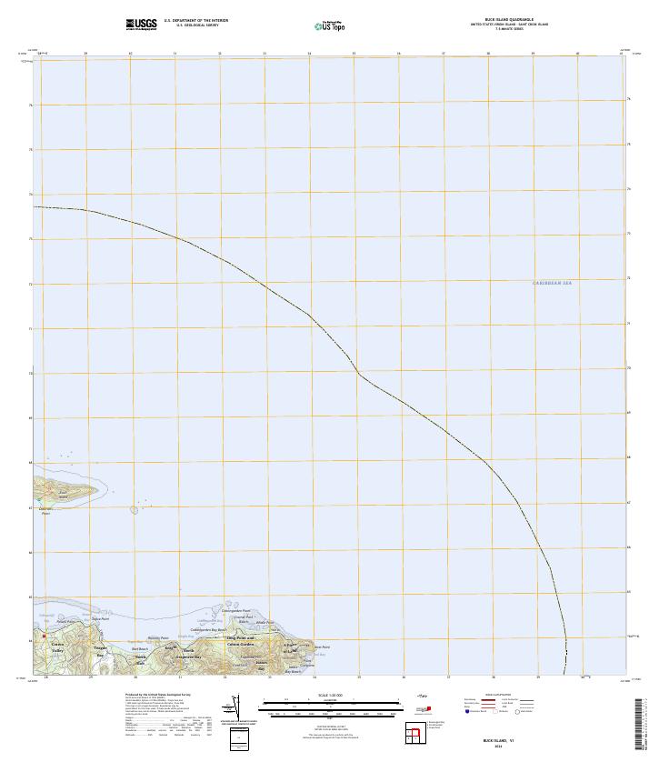 Buck Island, VI — USGS 7.5-minute topo (2024)
