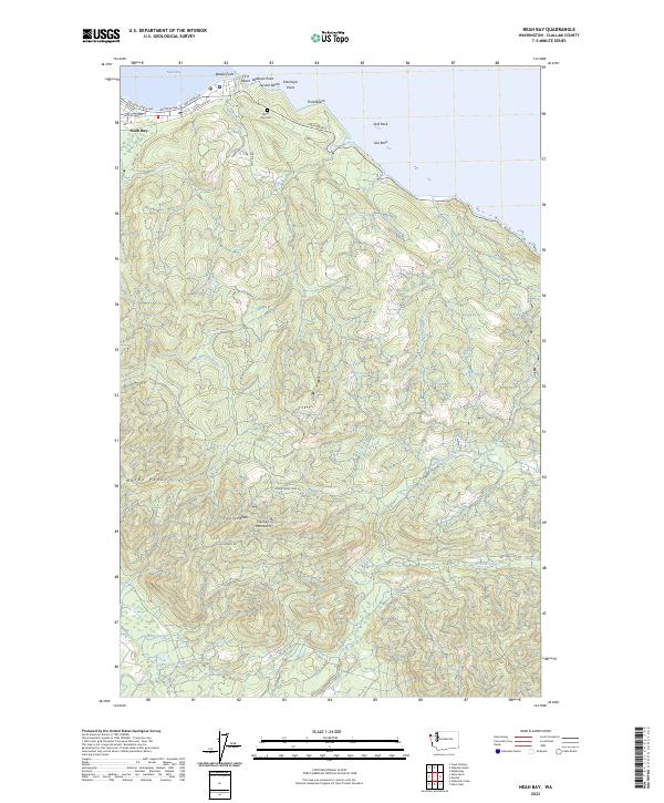 Neah Bay, WA — USGS 7.5-minute topo (2023)