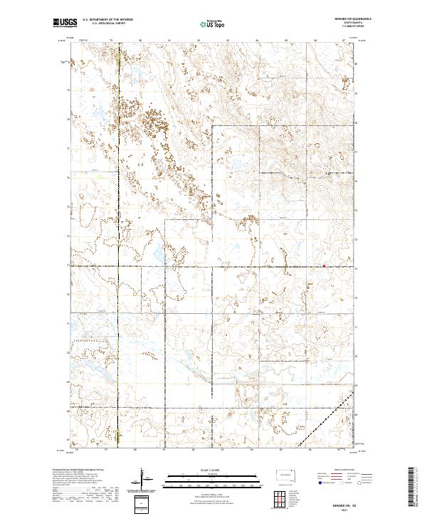 Newark SW, SD — USGS 7.5-minute topo (2021)