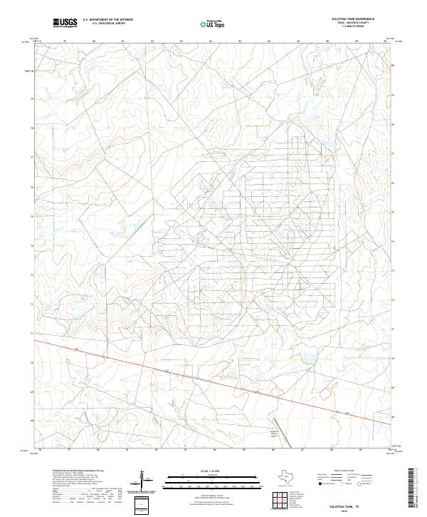 Sacatosa Tank, TX — USGS 7.5-minute topo (2022)
