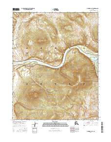 Hughes B-1 NE, AK — USGS 7.5-minute topo (2016)