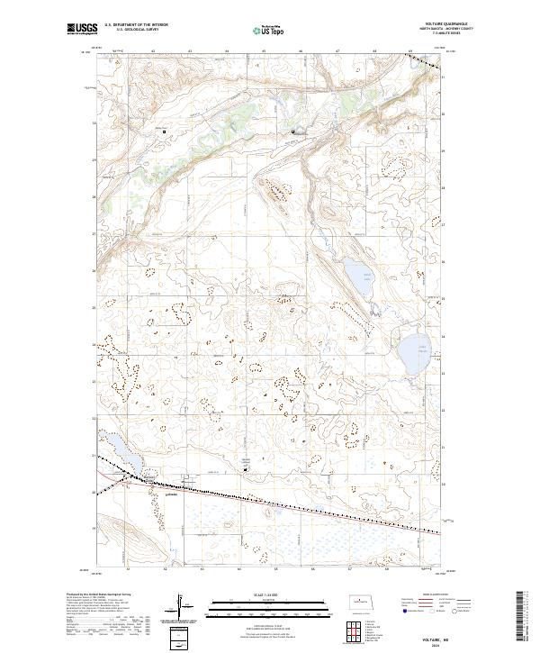 Voltaire, ND — USGS 7.5-minute topo (2024)