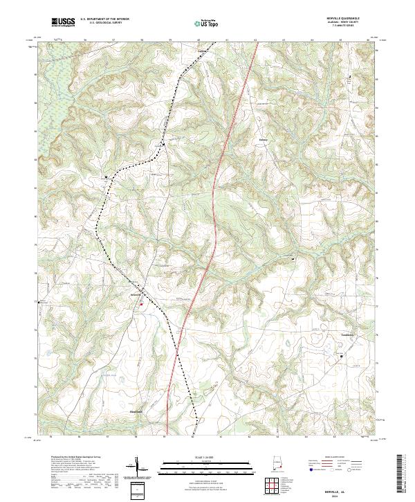Newville, AL — USGS 7.5-minute topo (2024)