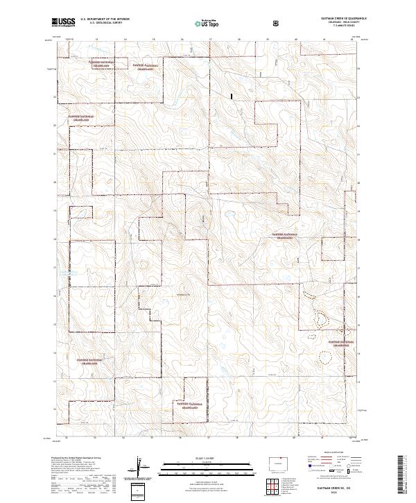 Eastman Creek SE, CO — USGS 7.5-minute topo (2022)