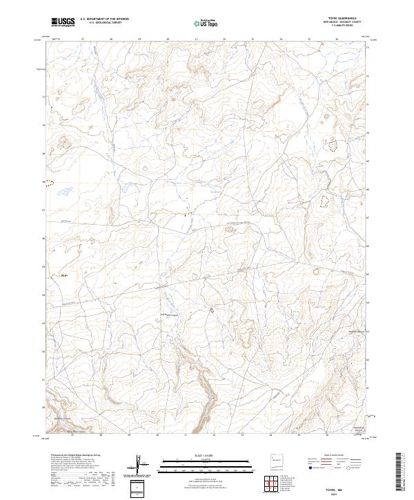 Toyee, NM — USGS 7.5-minute topo (2023)
