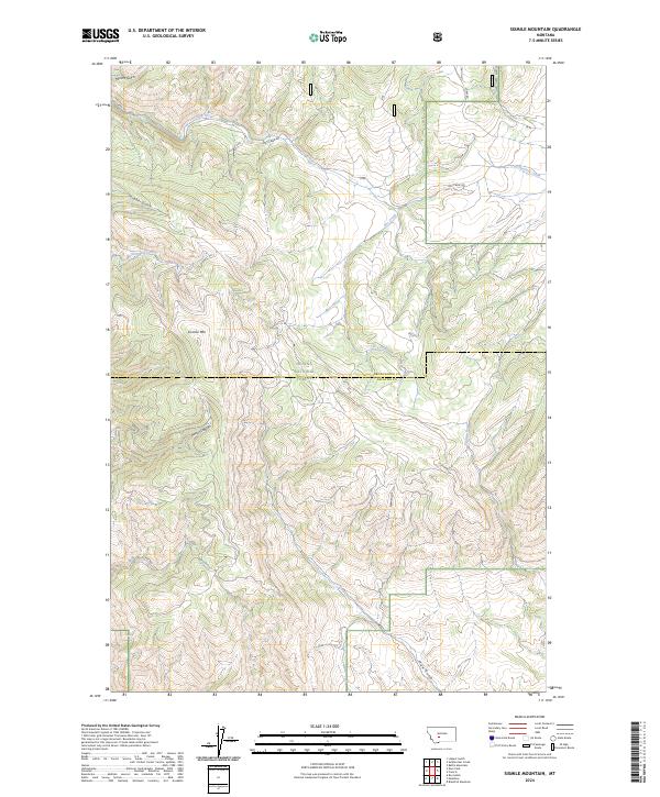 Sixmile Mountain, MT — USGS 7.5-minute topo (2024)