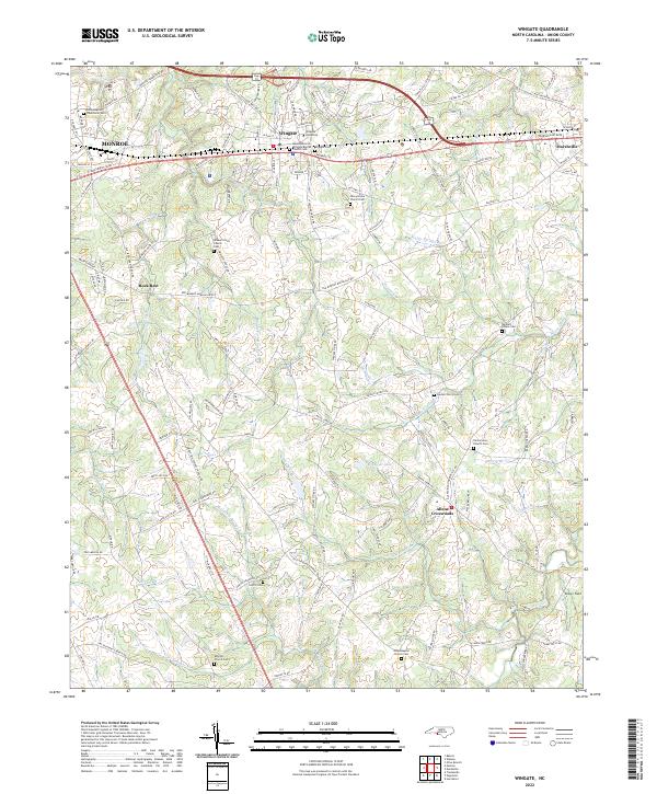 Wingate, NC — USGS 7.5-minute topo (2022)