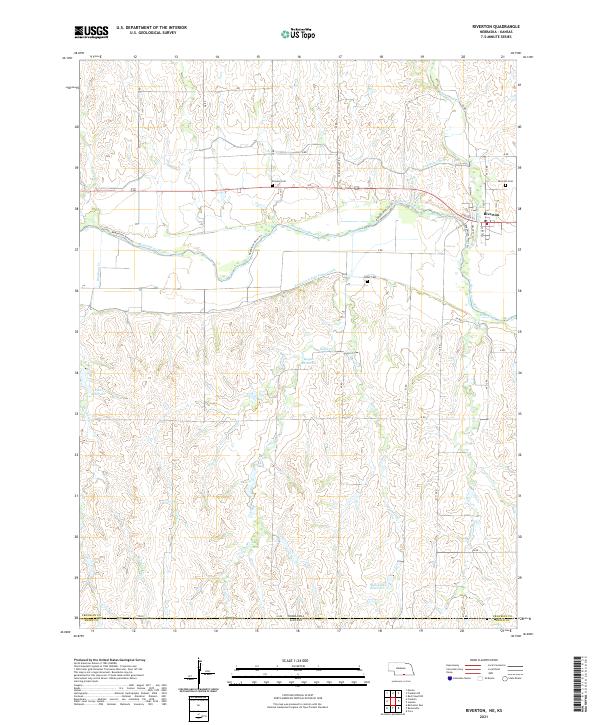 Riverton, NE-KS — USGS 7.5-minute topo (2021)