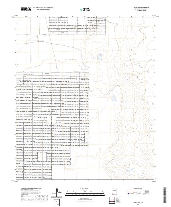 Sibley Hole, NM — USGS 7.5-minute topo (2023)