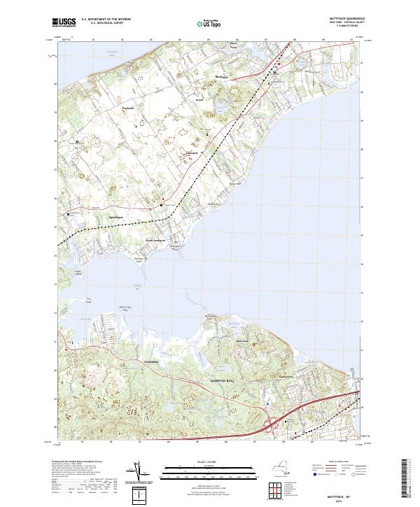 Mattituck, NY — USGS 7.5-minute topo (2023)