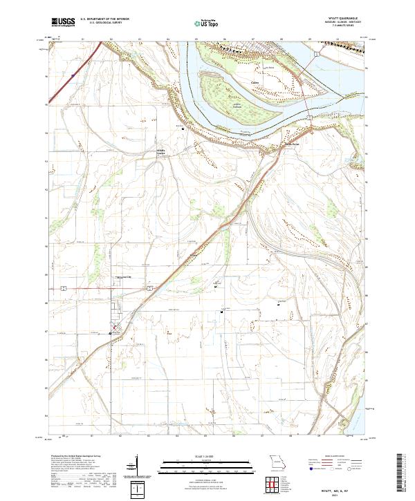 Wyatt, MO-IL-KY — USGS 7.5-minute topo (2021)