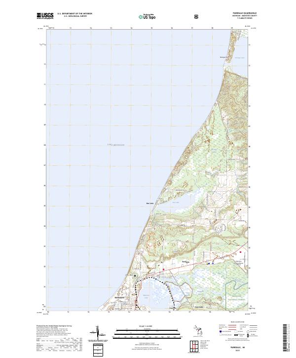 Parkdale, MI — USGS 7.5-minute topo (2023)