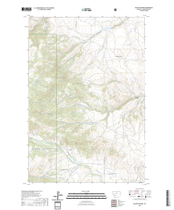 Maltbys Mound, MT — USGS 7.5-minute topo (2024)