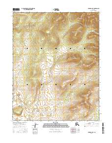 Hughes B-5 NE, AK — USGS 7.5-minute topo (2016)