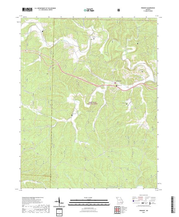 Fremont, MO — USGS 7.5-minute topo (2021)