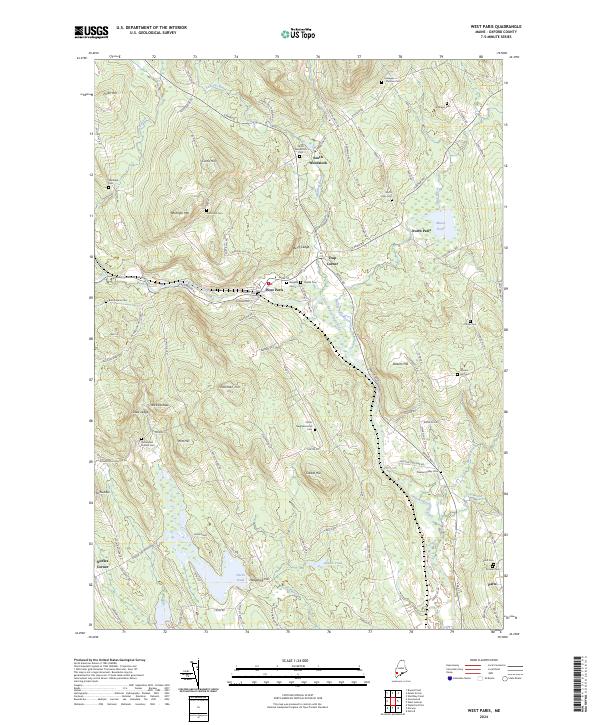 West Paris, ME — USGS 7.5-minute topo (2024)