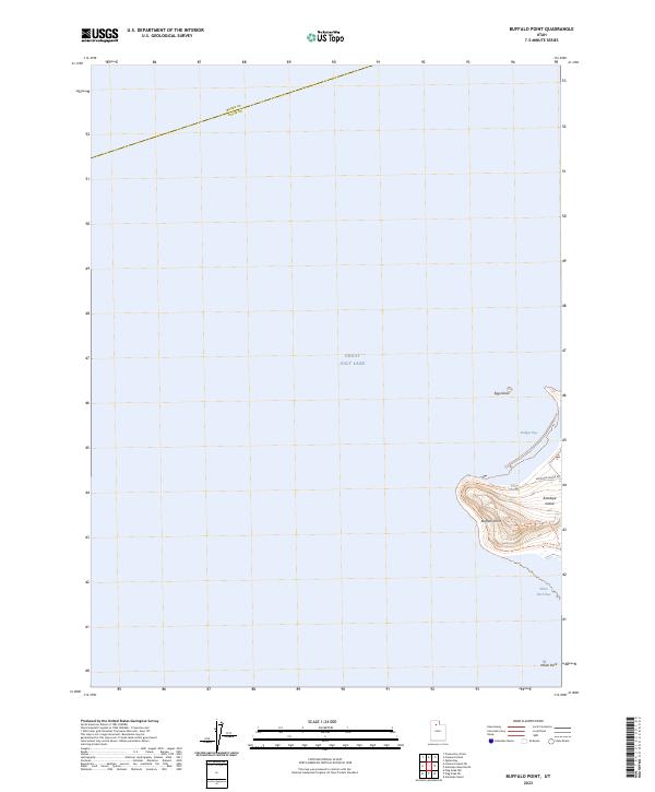 Buffalo Point, UT — USGS 7.5-minute topo (2023)