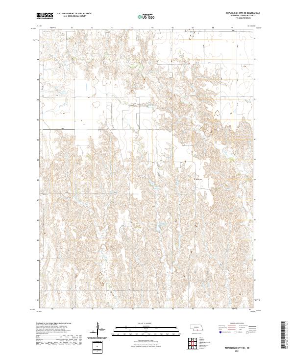 Republican City NE, NE — USGS 7.5-minute topo (2021)
