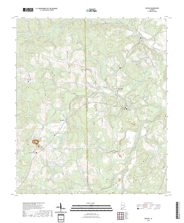 Hacoda, AL — USGS 7.5-minute topo (2024)