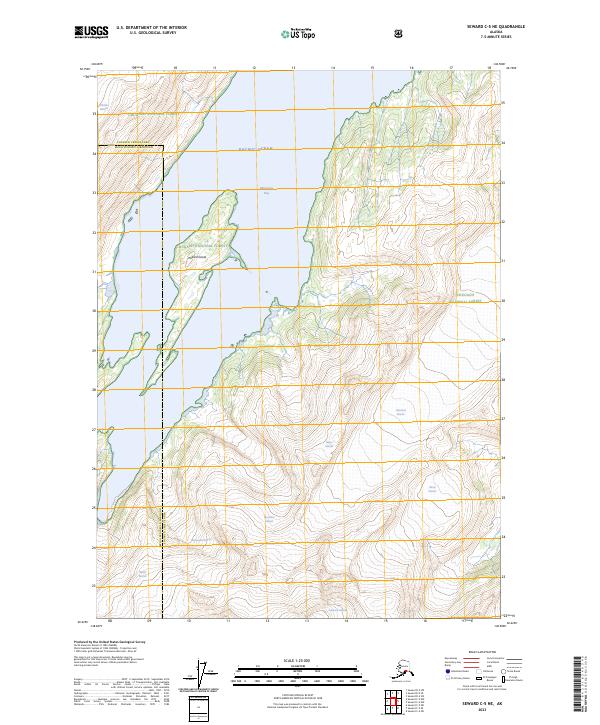 Seward C-5 NE, AK — USGS 7.5-minute topo (2023)