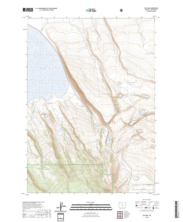 Egli Rim, OR — USGS 7.5-minute topo (2024)