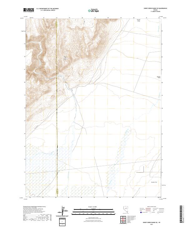 Sheep Creek Range SE, NV — USGS 7.5-minute topo (2021)