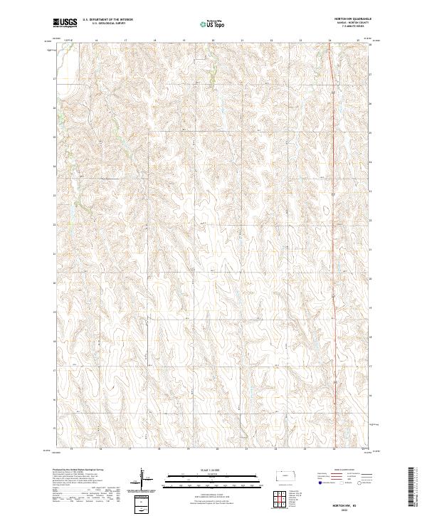Norton NW, KS — USGS 7.5-minute topo (2022)
