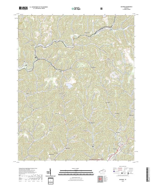 Mayking, KY — USGS 7.5-minute topo (2022)