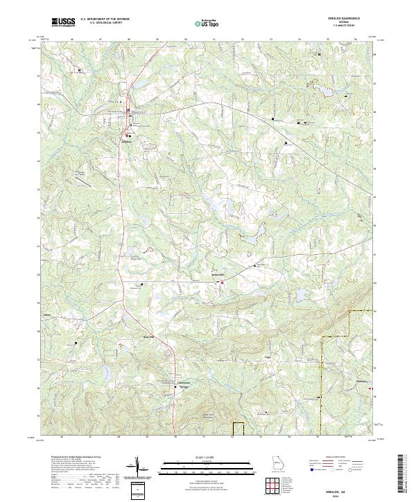 Zebulon, GA — USGS 7.5-minute topo (2024)