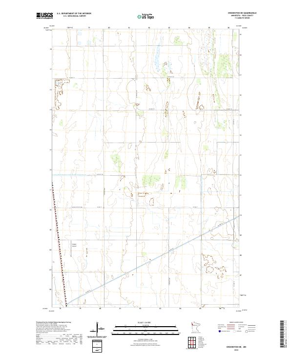 Crookston NE, MN — USGS 7.5-minute topo (2022)