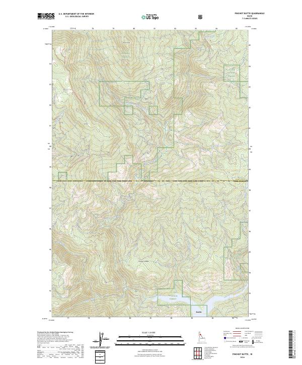 Pinchot Butte, ID — USGS 7.5-minute topo (2024)