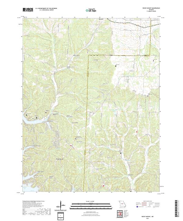 Rocky Mount, MO — USGS 7.5-minute topo (2021)