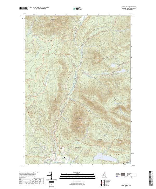 Percy Peaks, NH — USGS 7.5-minute topo (2024)