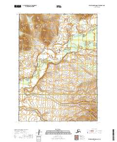 Taylor Mountains D-1 NE, AK — USGS 7.5-minute topo (2019)