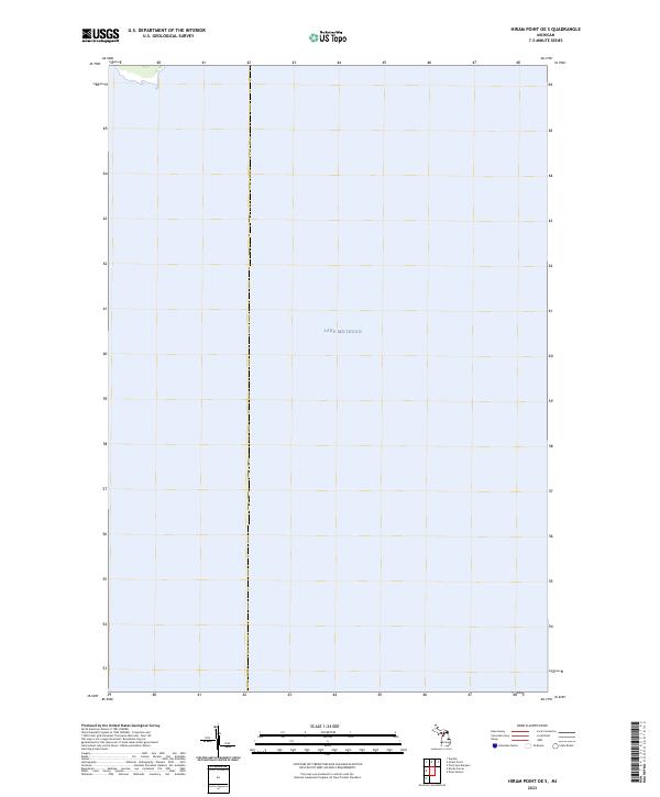 Hiram Point OE S, MI — USGS 7.5-minute topo (2023)