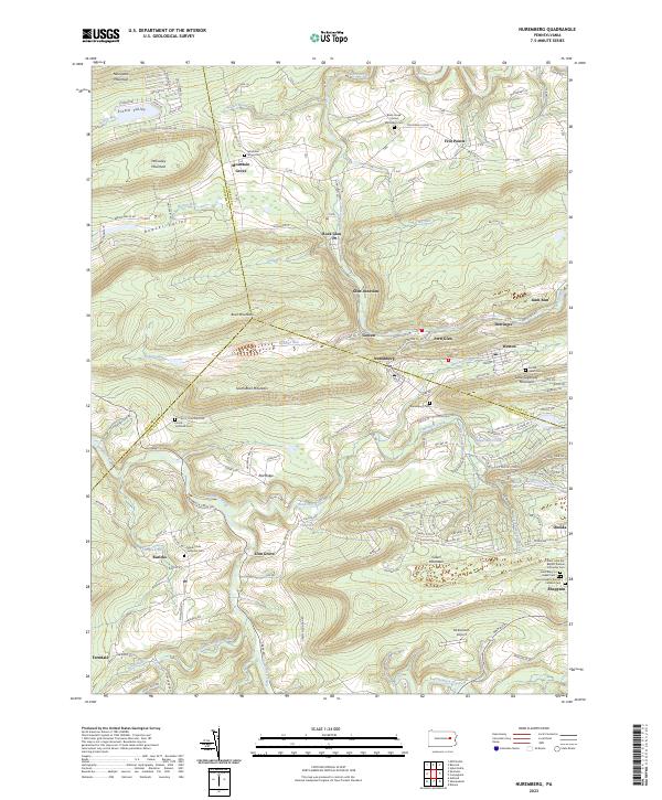 Nuremberg, PA — USGS 7.5-minute topo (2023)