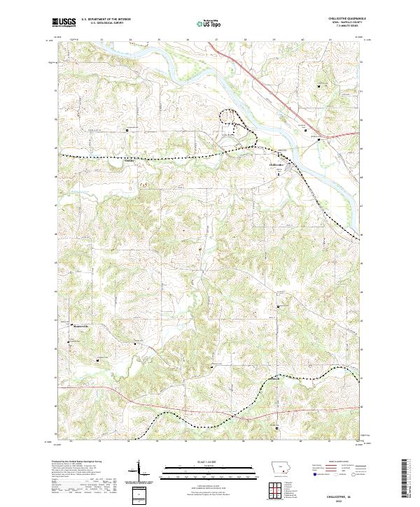 Chillicothe, IA — USGS 7.5-minute topo (2022)