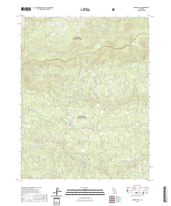 Garnet Hill, CA — USGS 7.5-minute topo (2021)