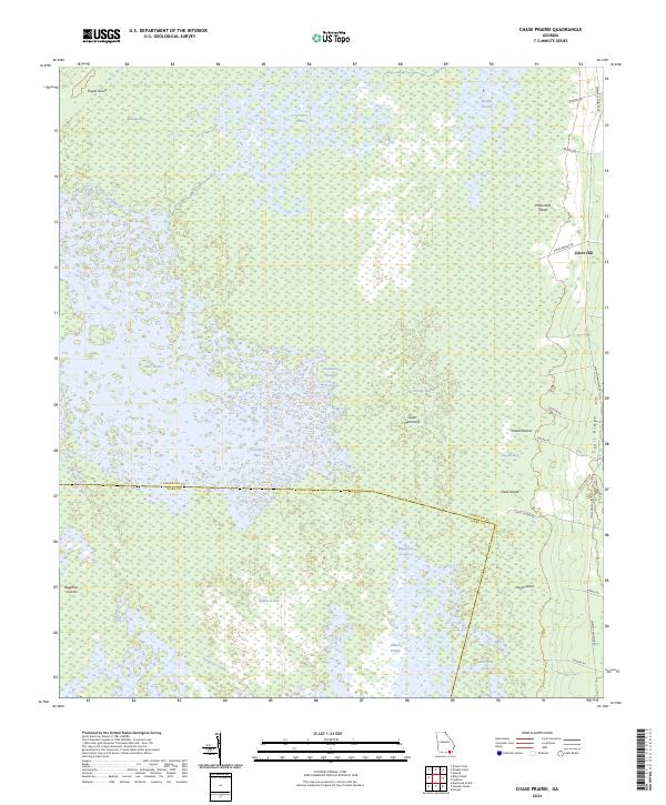 Chase Prairie, GA — USGS 7.5-minute topo (2024)